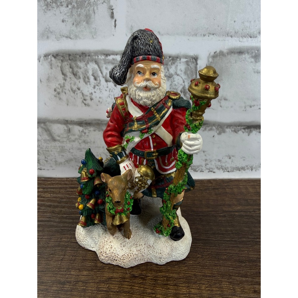 1995 Santas From Around the World Scottish Santa Figurine Christmas Decor